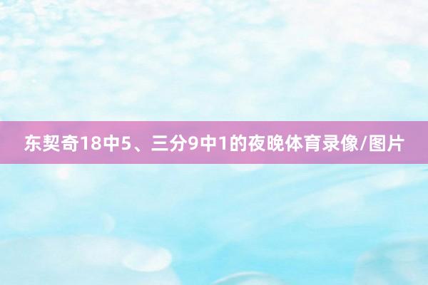 东契奇18中5、三分9中1的夜晚体育录像/图片