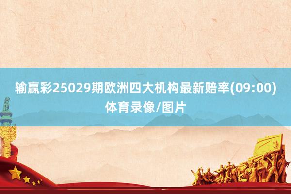 输赢彩25029期欧洲四大机构最新赔率(09:00)体育录像/图片