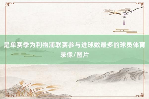 是单赛季为利物浦联赛参与进球数最多的球员体育录像/图片
