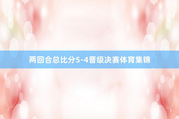 两回合总比分5-4晋级决赛体育集锦