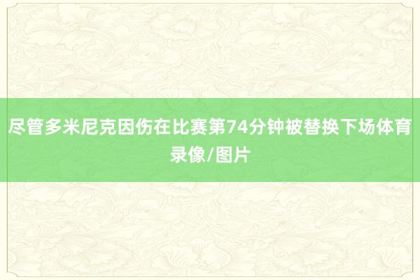 尽管多米尼克因伤在比赛第74分钟被替换下场体育录像/图片