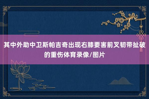 其中外助中卫斯帕吉奇出现右膝要害前叉韧带扯破的重伤体育录像/图片