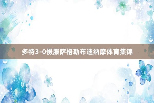 多特3-0慑服萨格勒布迪纳摩体育集锦