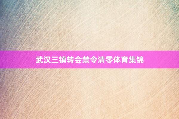 武汉三镇转会禁令清零体育集锦