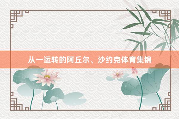 从一运转的阿丘尔、沙约克体育集锦