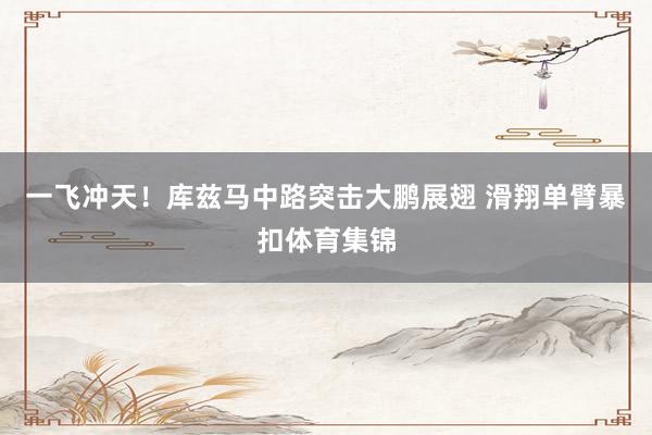 一飞冲天！库兹马中路突击大鹏展翅 滑翔单臂暴扣体育集锦