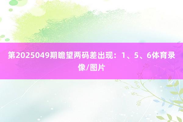 第2025049期瞻望两码差出现：1、5、6体育录像/图片