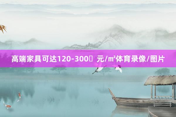 高端家具可达120‑300 元/㎡体育录像/图片