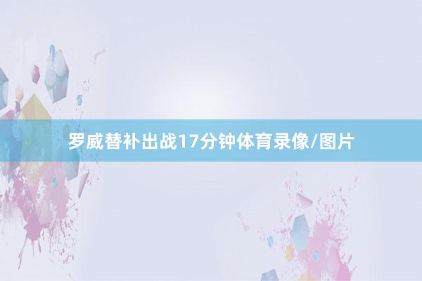 罗威替补出战17分钟体育录像/图片