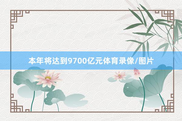 本年将达到9700亿元体育录像/图片