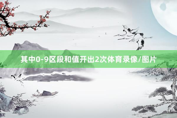 其中0-9区段和值开出2次体育录像/图片