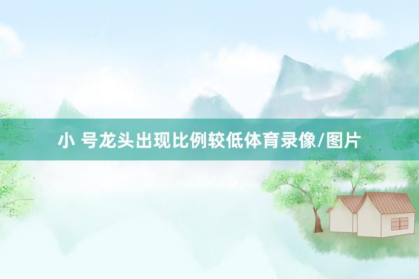 小 号龙头出现比例较低体育录像/图片
