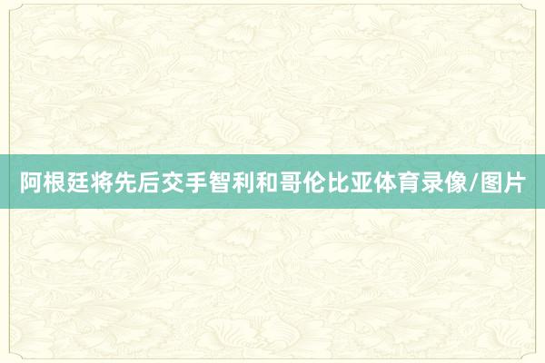 阿根廷将先后交手智利和哥伦比亚体育录像/图片