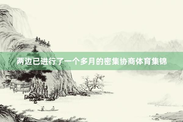 两边已进行了一个多月的密集协商体育集锦