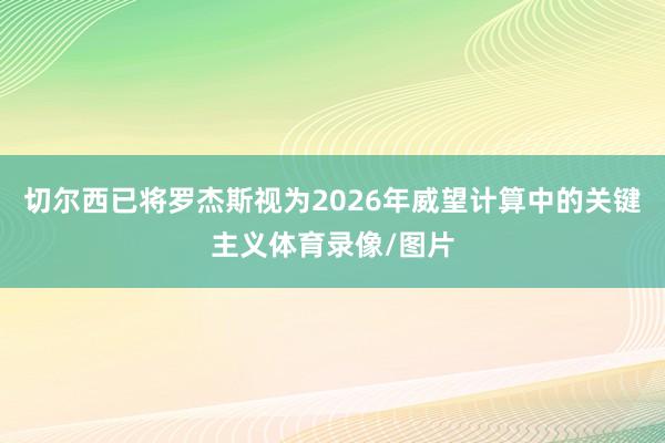 切尔西已将罗杰斯视为2026年威望计算中的关键主义体育录像/图片
