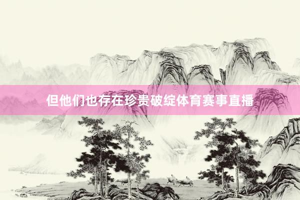 但他们也存在珍贵破绽体育赛事直播