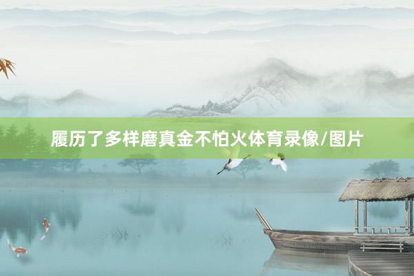 履历了多样磨真金不怕火体育录像/图片