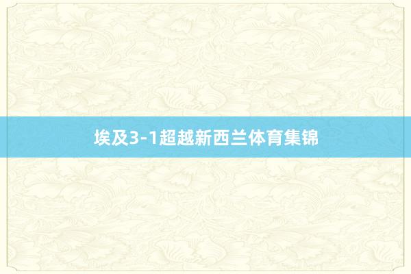 埃及3-1超越新西兰体育集锦
